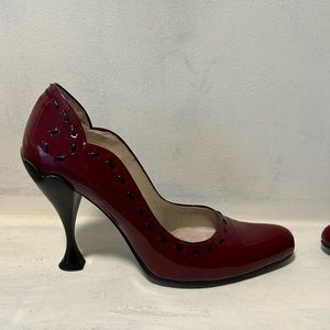 John Fluevog Pinups MaryJane Red